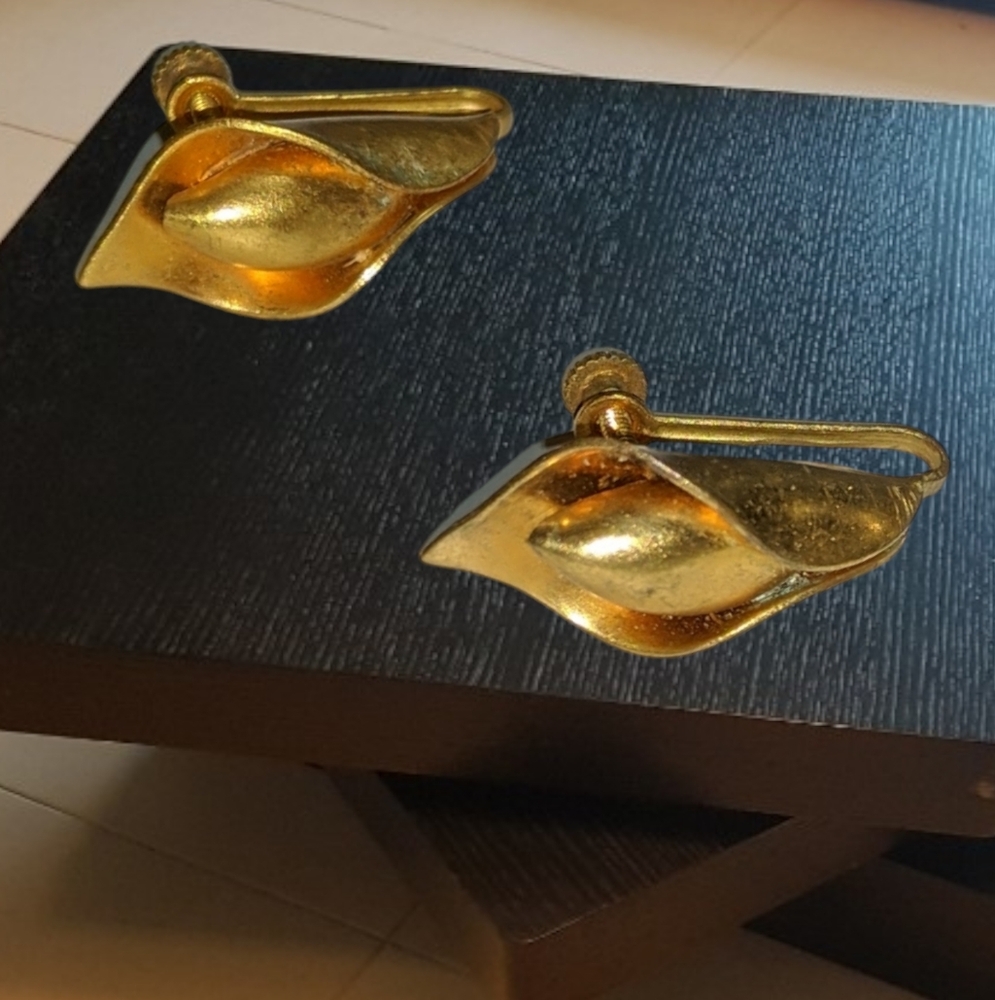 $5 When You Buy 4 Items Marked 👣4/$20. Gold Tone Earrings